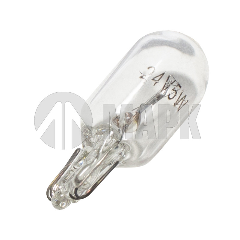 Лампа А24-5 W2.1х9.5d Б/Ц Т10 DCR